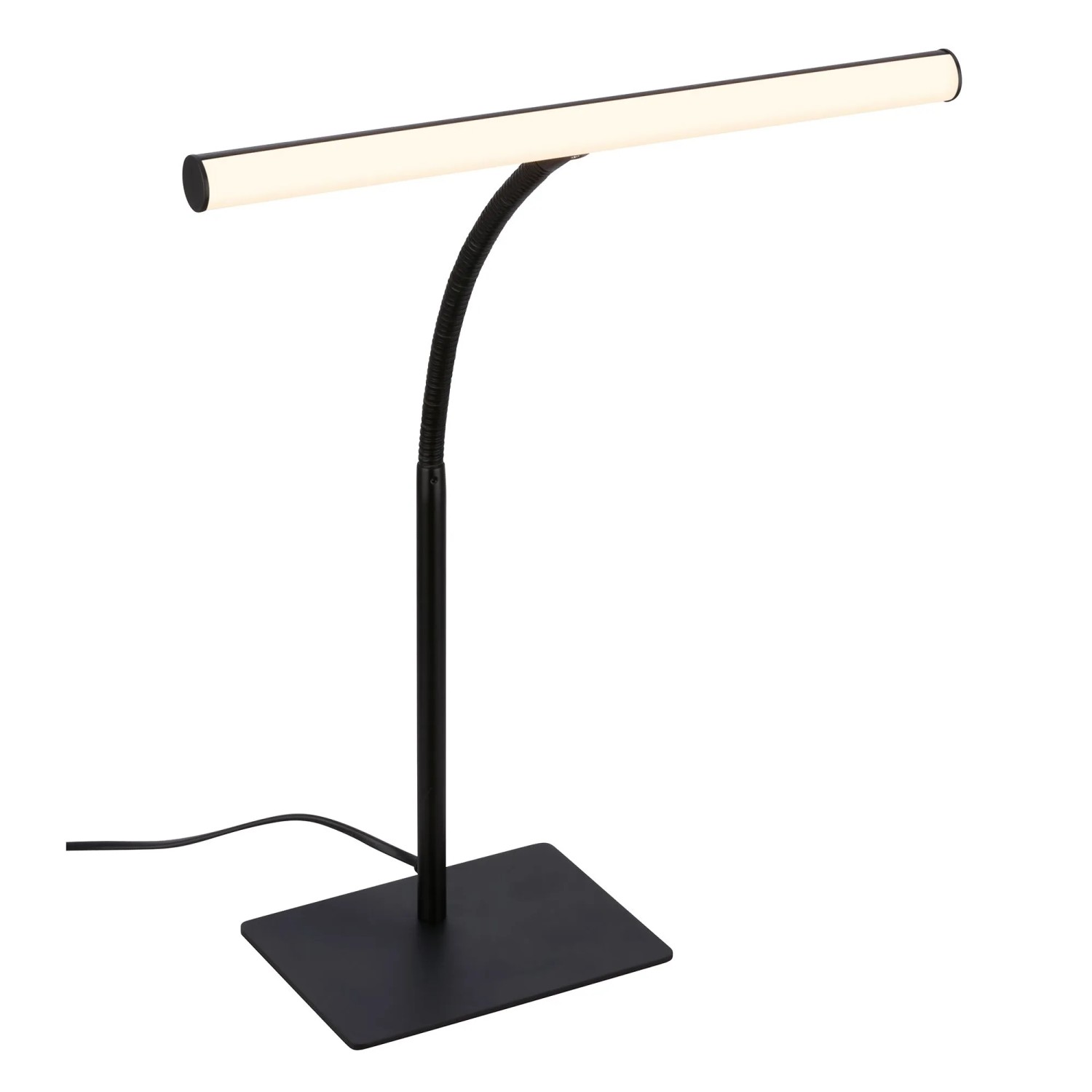 Brilo LED-Officeleuchte Lectra Schwarz 32 cm x 11,5 cm x 47,5 cm