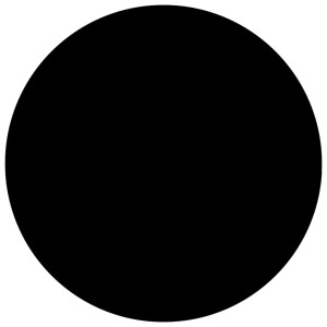 Schwarze furnicato Poolabdeckung, 250 cm Durchmesser, aus PE-Material.