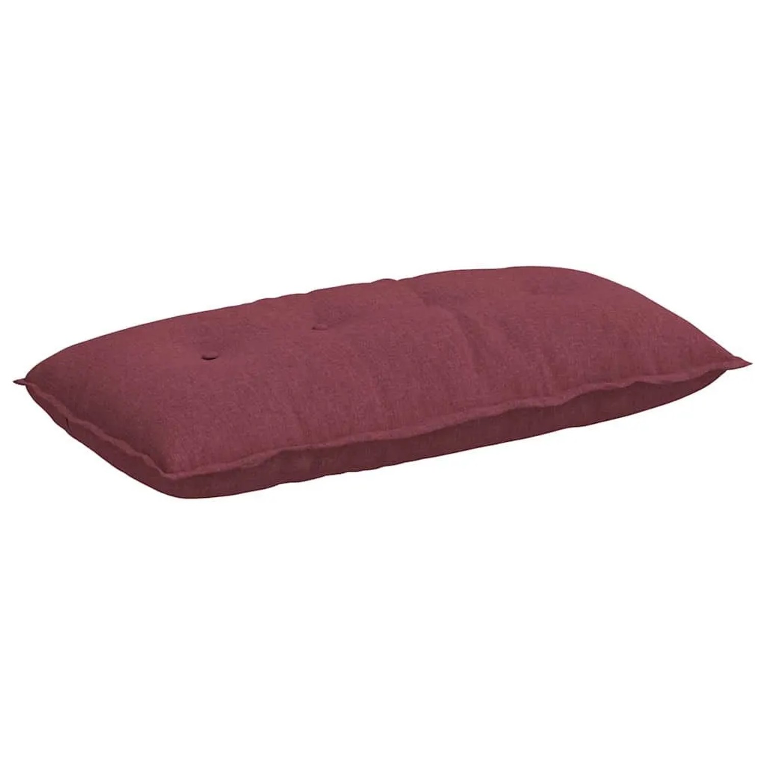 vidaXL Rückenkissen Weinrot 100 x 19 x 50 cm Stoff 42014747