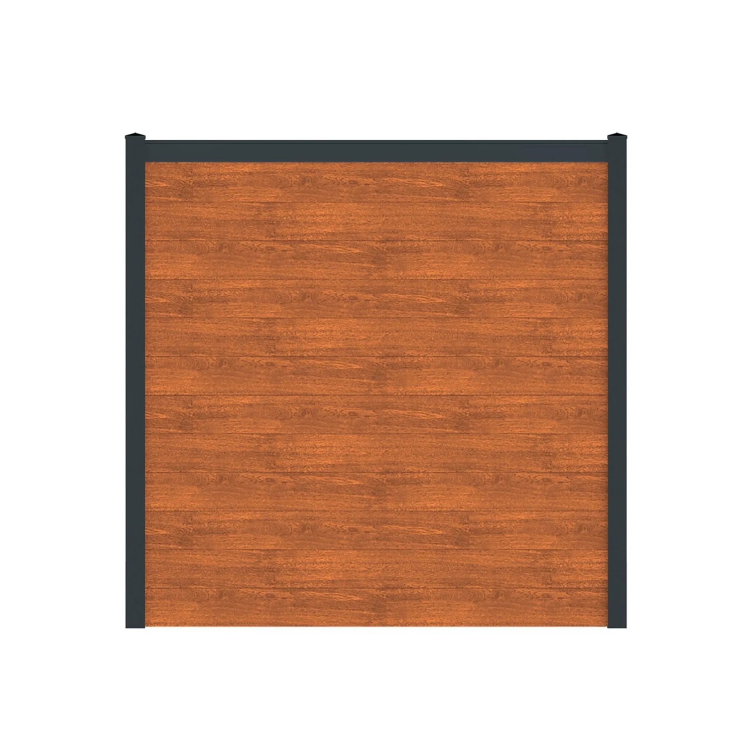Vidual Sichtschutzzaun Snap 140 zum Aufdübeln 1,8 m x 8,91 m Light Oak