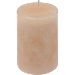 Steinhart Stumpenkerze Home, creme, Ø 5,8 cm, 8 cm hoch. Dekorative Kerze für Innen & Außen.