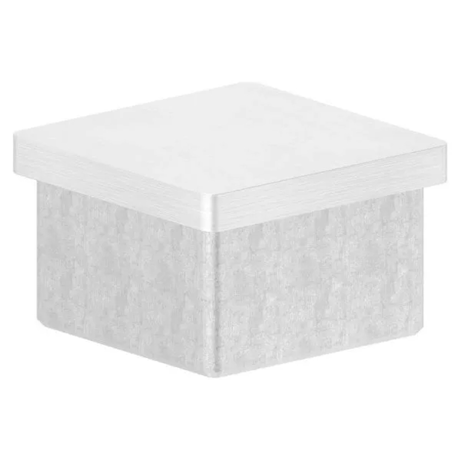 FeNau Einsteckkappe V4A Edelstahl Für Quadratrohr 40x40 mm Wandstärke 2,0 mm