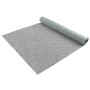 Grauer Primaflor Rasenteppich Green als Rollenware mit Noppenstruktur.