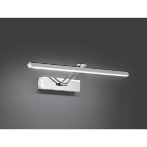Moderne LED Spiegelleuchte Baabe von Fischer & Honsel, Chrom, 9W, 960lm.