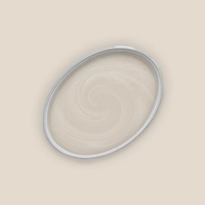 Tadessi Wandfarbe Creme Color Vista, Pastell Cremeweiß, matte Dispersionsfarbe, 5 Liter.