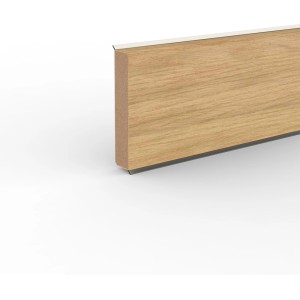 Sockelleiste Cubu 60 Touch & Style, Eiche Öl strukturiert, 60mm hoch.