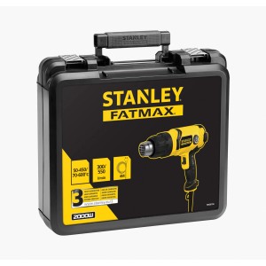 Stanley FatMax Heißluftpistole (2.000 W) im Koffer mit Düsen-Set.