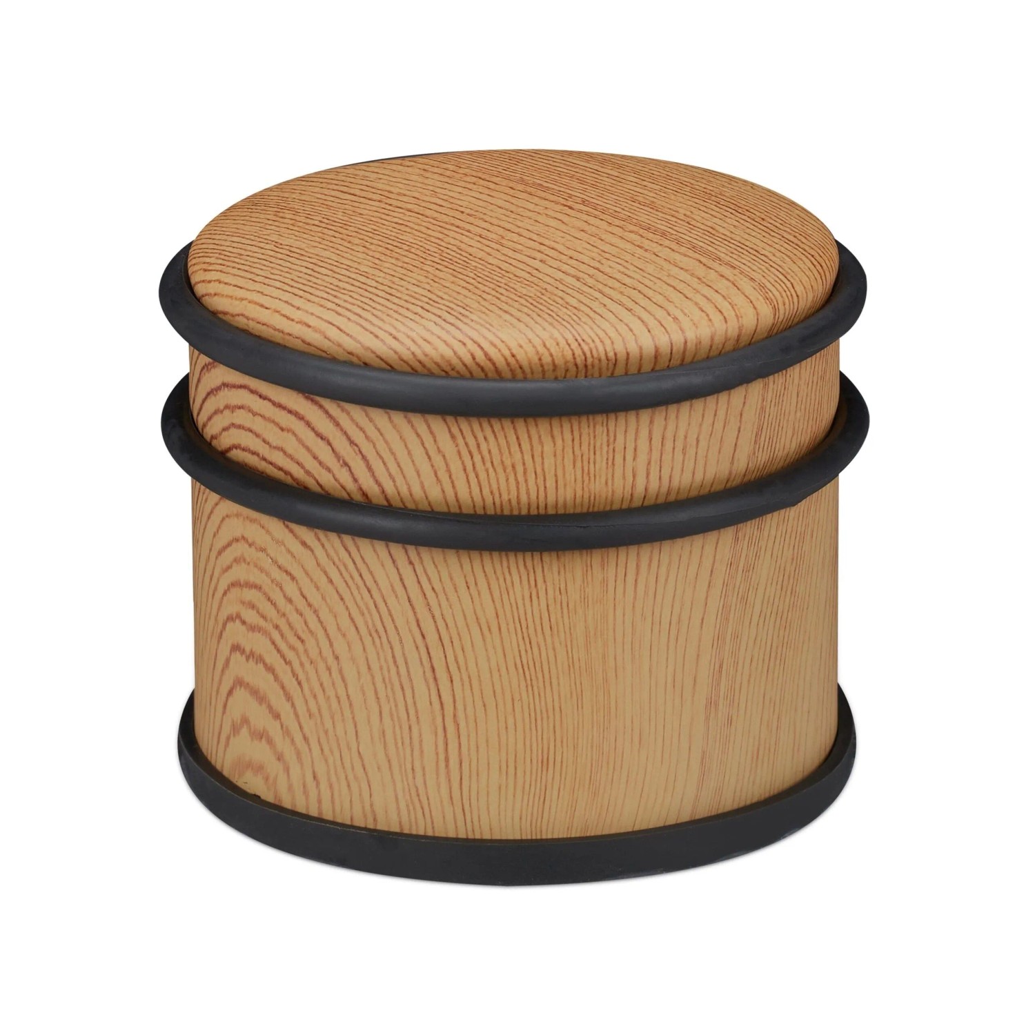 Relaxdays Türstopper Edelstahl Braun Schwer Rutschfest 8 cm x 9,5 cm 1,3 kg