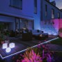 Paulmann Outdoor P&S Starterset mit Bodenstrahlern, silber, RGBW, für stimmungsvolle Gartenbeleuchtung.