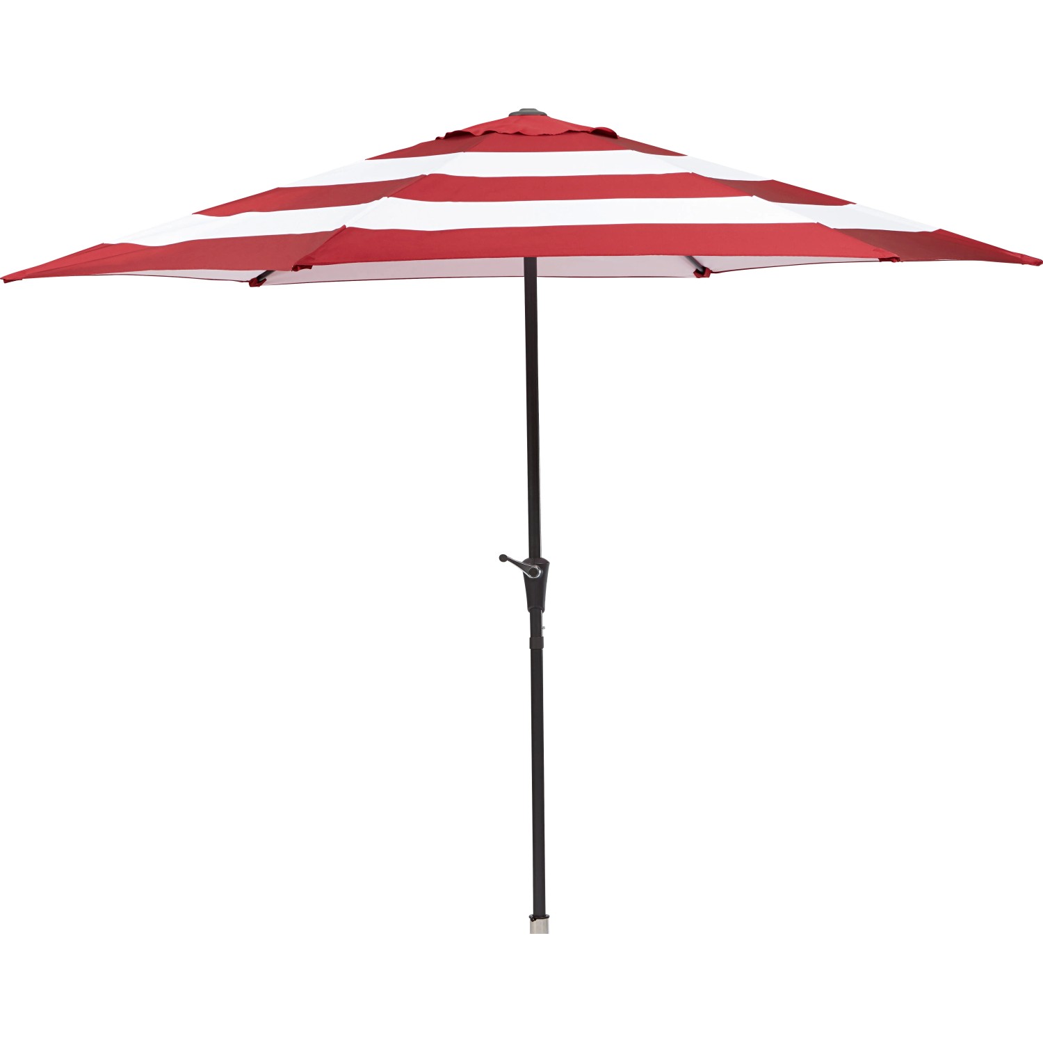 Ersatzschirm Für Terrassenschirm – Rund, 3 M, Für 8-Rippen-Schirme, Rot/schwarz