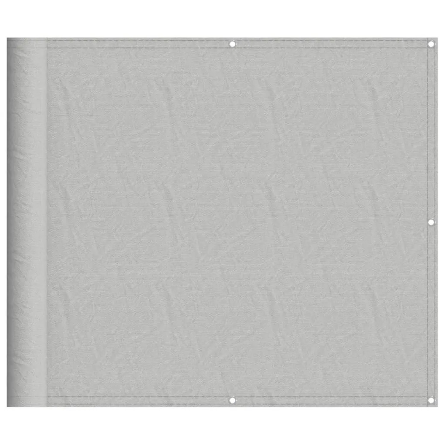 vidaXL Balkon-Sichtschutz Hellgrau 90x800 cm 100 % Polyester-Oxford 4000012 günstig online kaufen