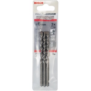 Bosch Betonbohrer CYL-3, 6 mm, 3er-Set in Verpackung. Geeignet für Beton, Mauerwerk und Kalksandstein.