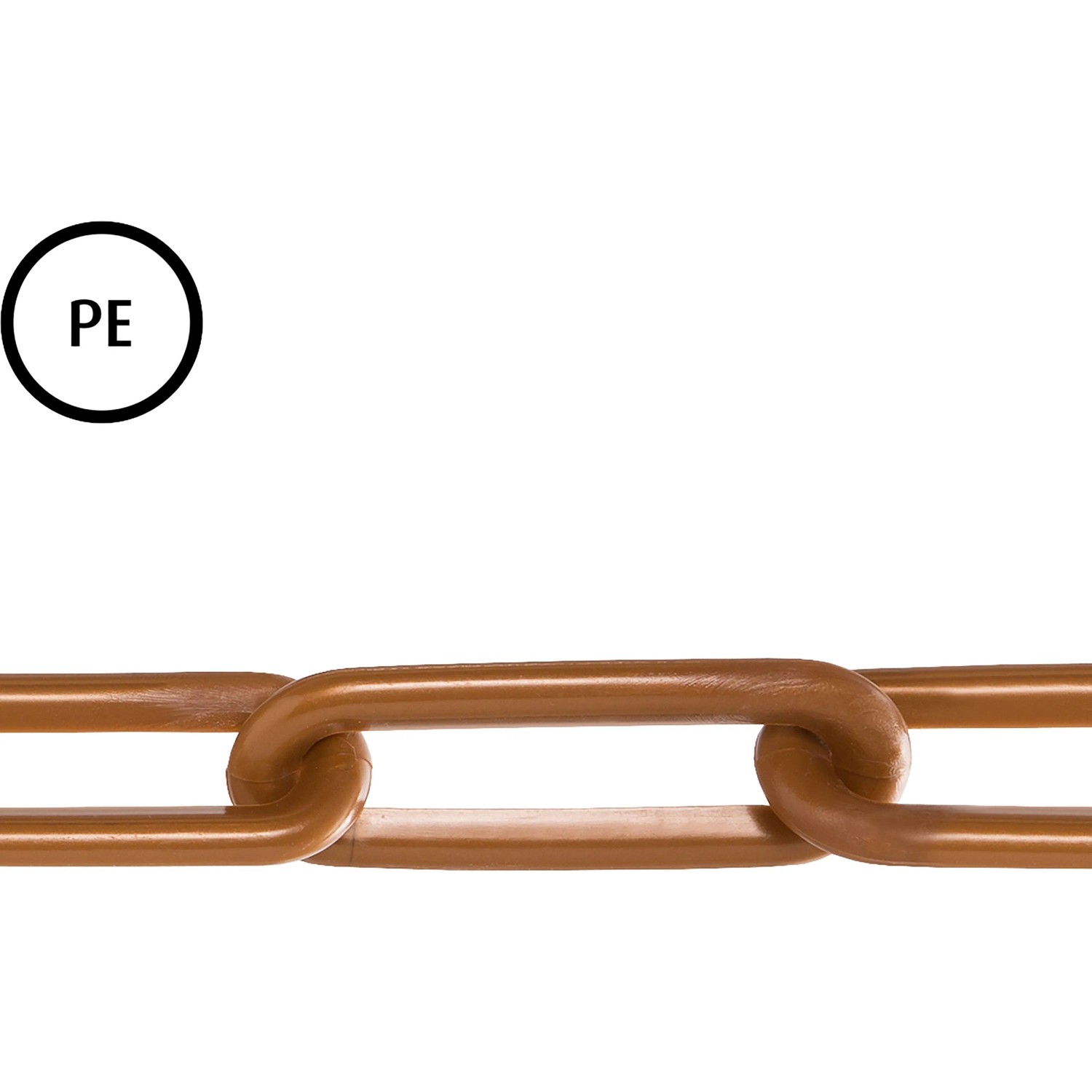 Conacord Regen-Ablaufkette Polyethylen Ø 10 mm x 62 mm Kupfer Meterware
