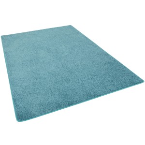 Snapstyle Hochflor Teppich Cottage Petrol, 100x400cm. Langflor Teppich in Petrol.