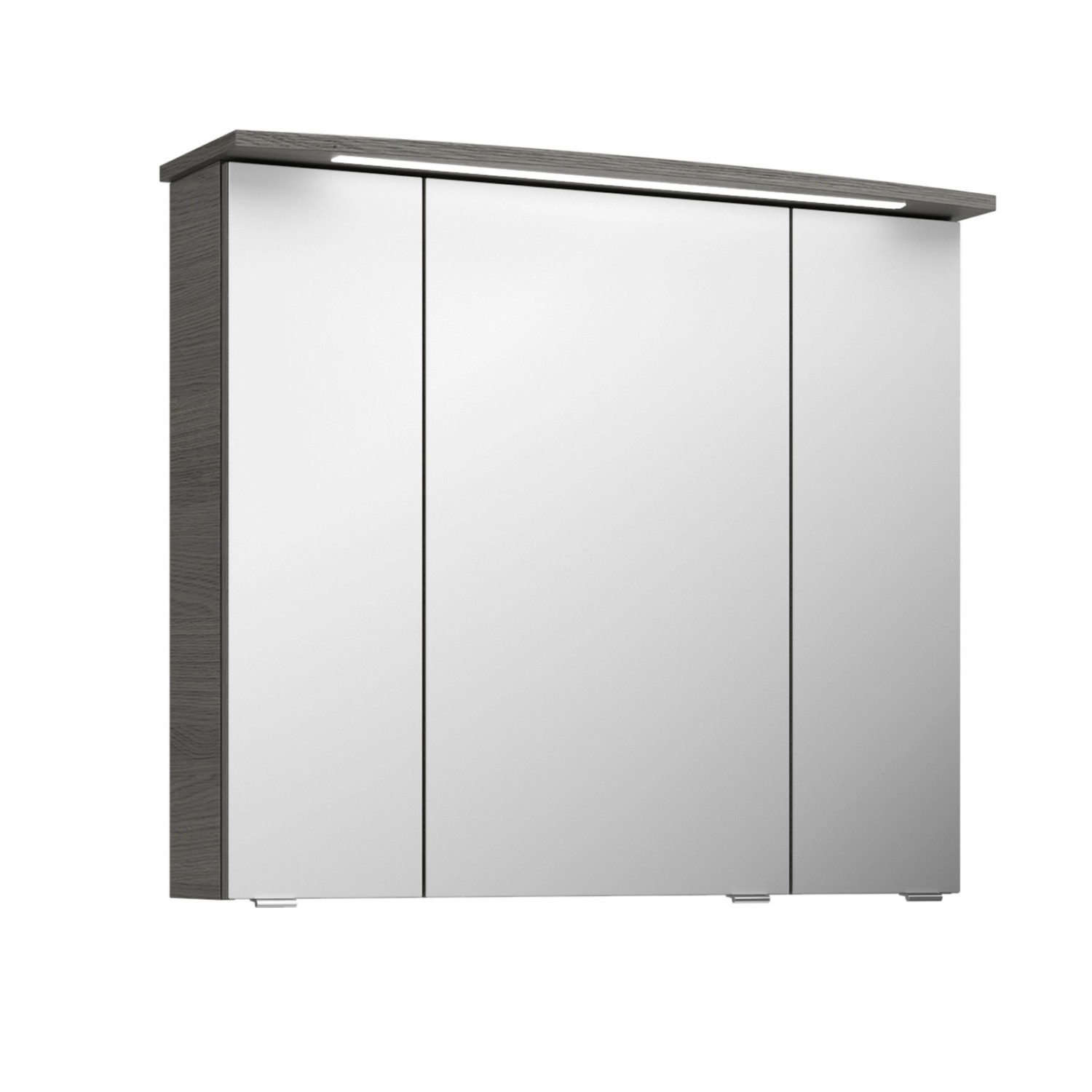 Pelipal Spiegelschrank Serie 4010 Graphit 82 cm mit Softclose Türen