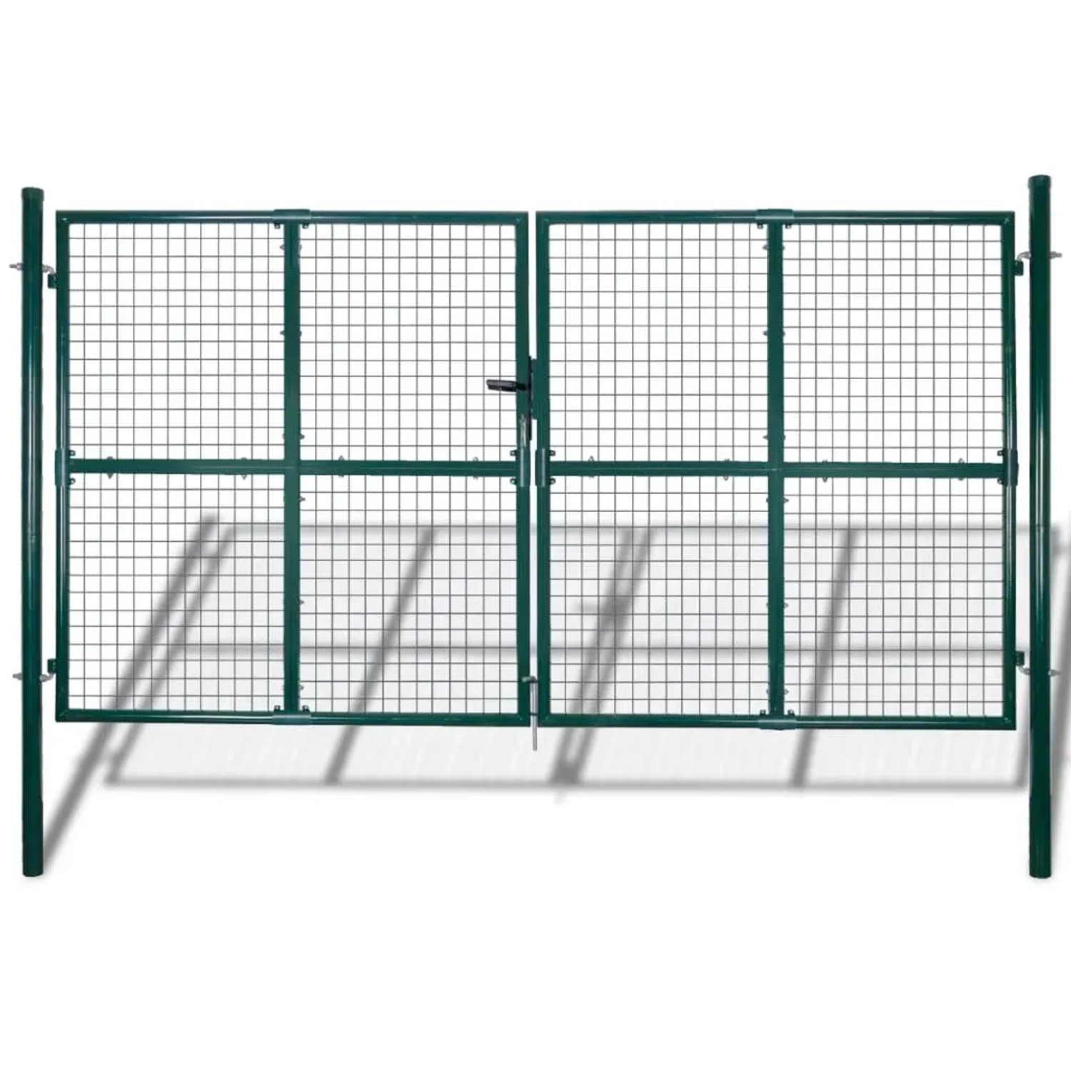 vidaXL Gartengitter Tor Zaun Tür Wandgitter 306x175 cm 140925