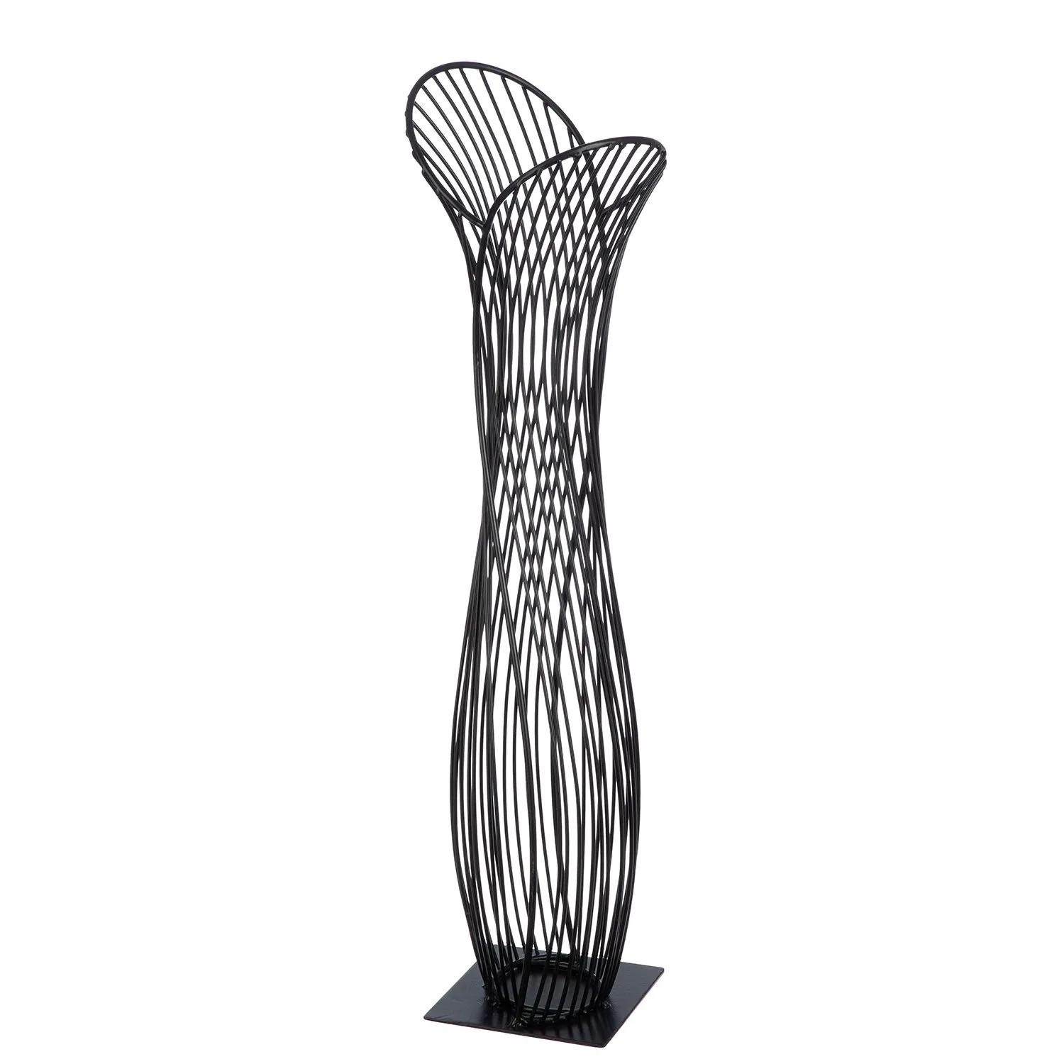 Gilde Dekoobjekt Die Verbundenheit Schwarz 63 cm x 17 cm