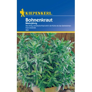 Kiepenkerl Bohnenkraut mehrjährig: Aromatisches Küchenkraut im Topf, Gemüsesamen für den Garten.