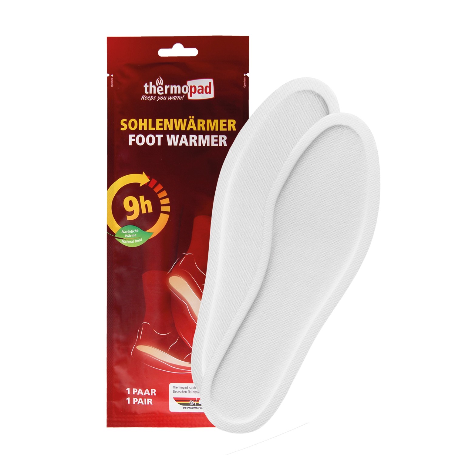 Thumbnail - Thermopad Sohlenwärmer Wärmedauer 9 Stunden Größe M 38-39