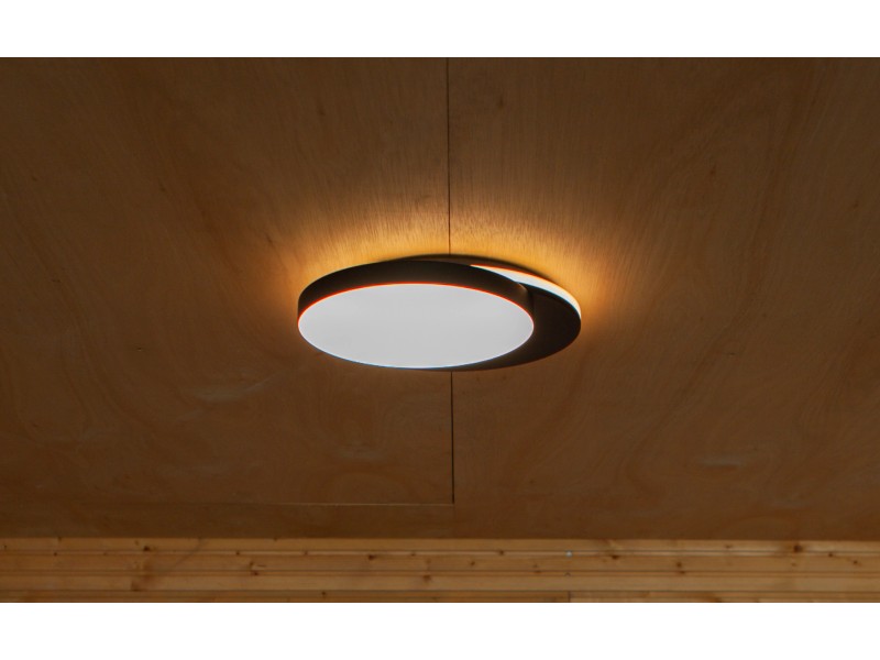 Lutec LED-Außenleuchte Goleta 2-flammig Anthrazit 30 cm x 37 cm x 6,3 cm  kaufen bei OBI