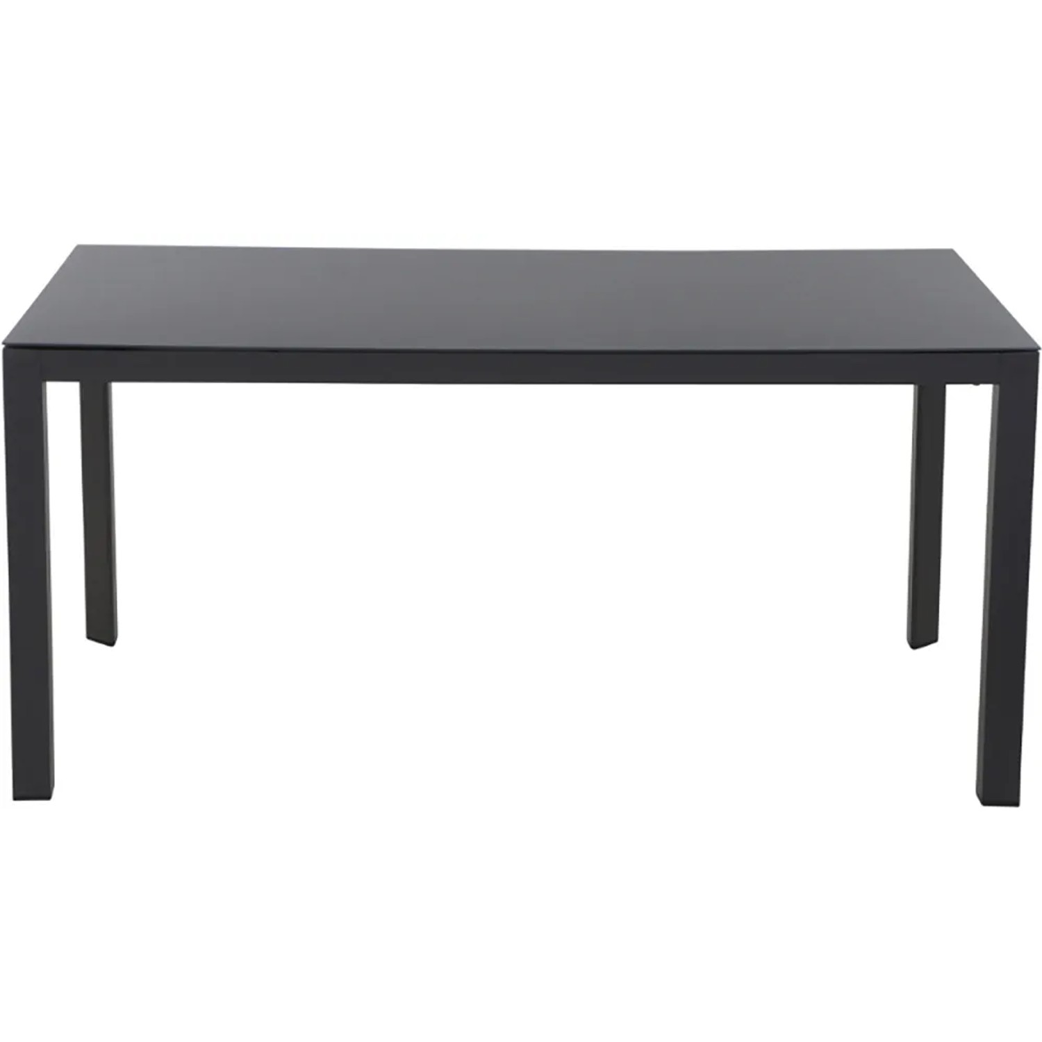Rechteckiger Siena Garden Gartentisch, anthrazit, 90x160 cm. Ideal für Garten & Terrasse.