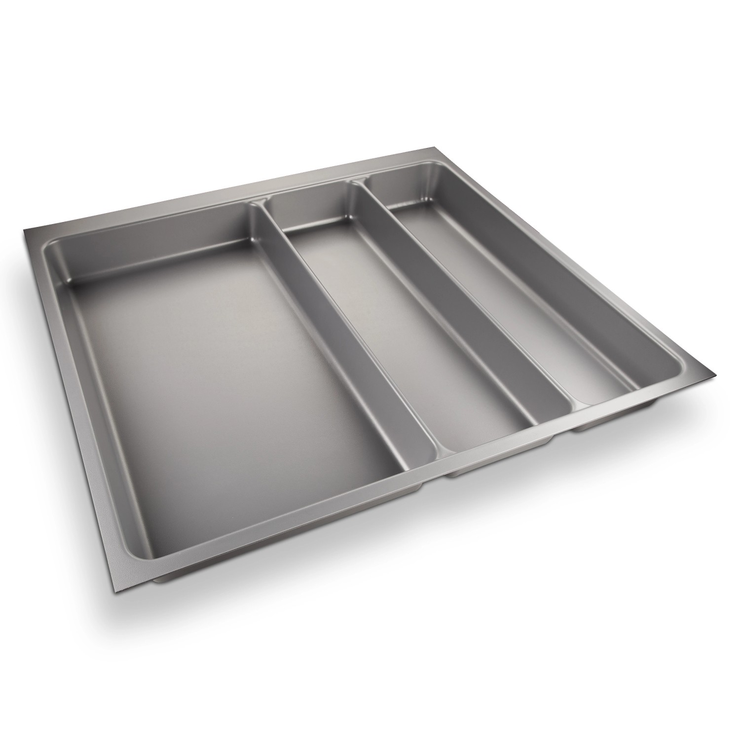 SOTECH Besteckeinsatz ORGA-BOX II MAXI 462 x 509 x 50 mm Silbergrau Für Nobilia 60er Schublade