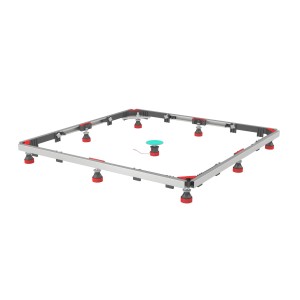 Schulte Einbaurahmen für Duschwanne Höhenverstellbar 6,5 cm - 19 cm