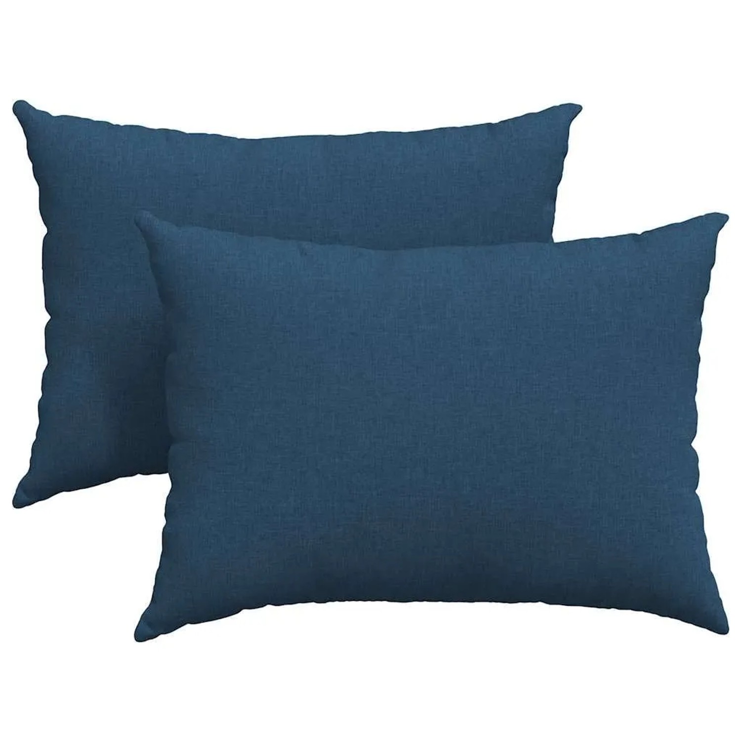 vidaXL Sofakissen 2 Stück Blau 70 x 50 cm Stoff 42013747