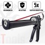 bestTools Kartuschenpresse für 150-310ml Kartuschen, inkl. 5 Spitzen. Profi Silikonpistole für Handwerker.
