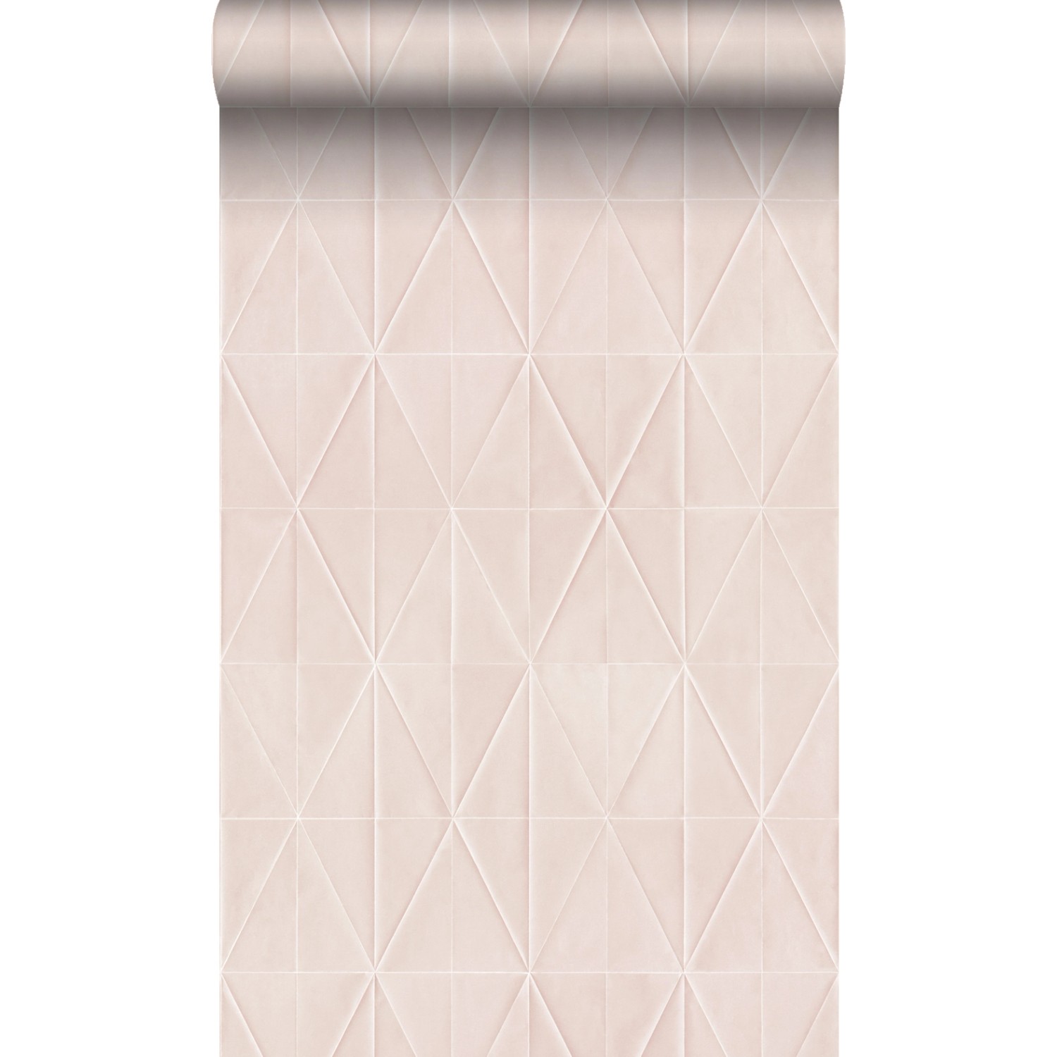 Origin Luxury Wallcoverings Tapete Origami Muster Hellrosa 53 Cm X 1005 Cm günstig online kaufen