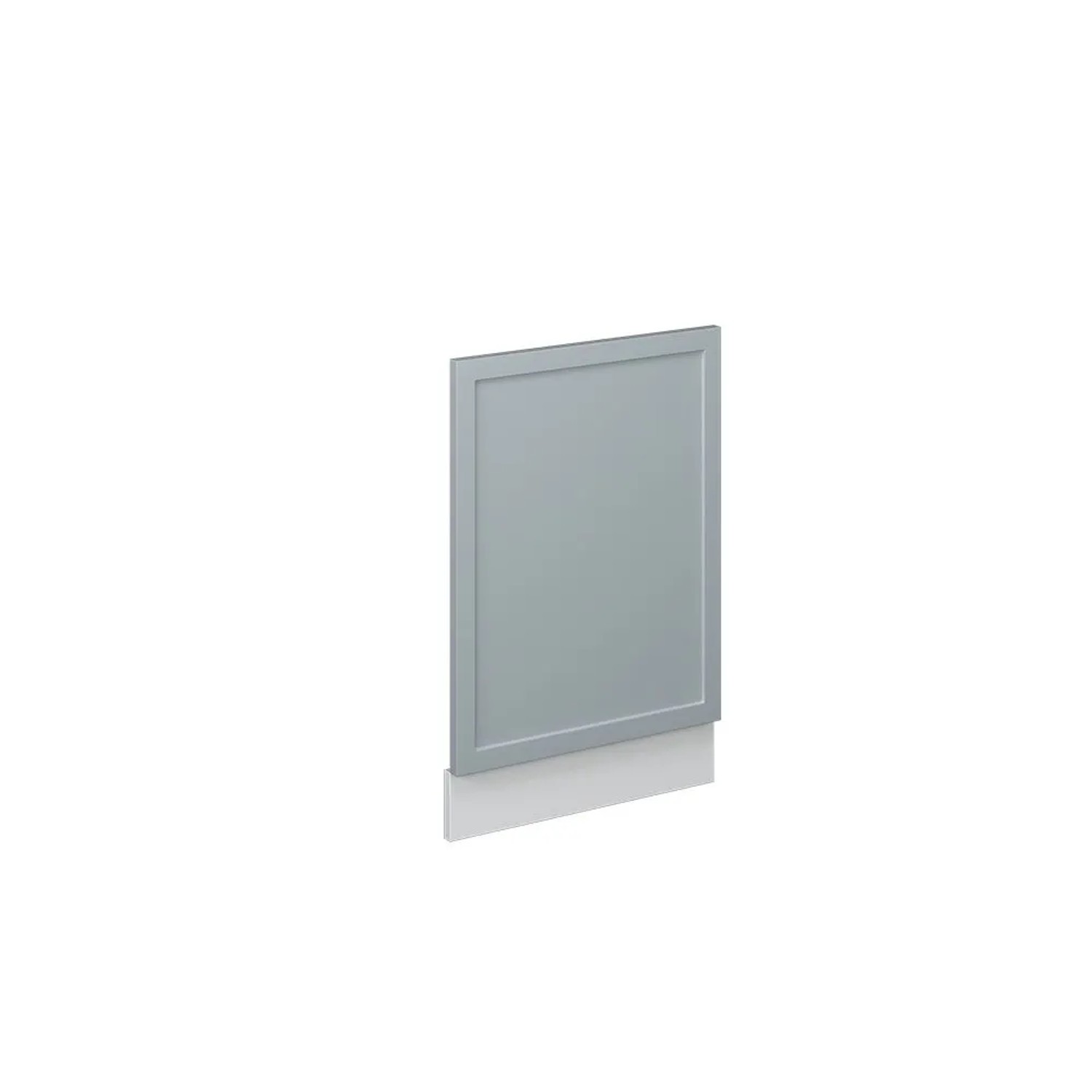 Vicco Frontblende Fame-Line HellBlau-Grau 45 cm ohne Arbeitsplatte mit Weiß Korpus