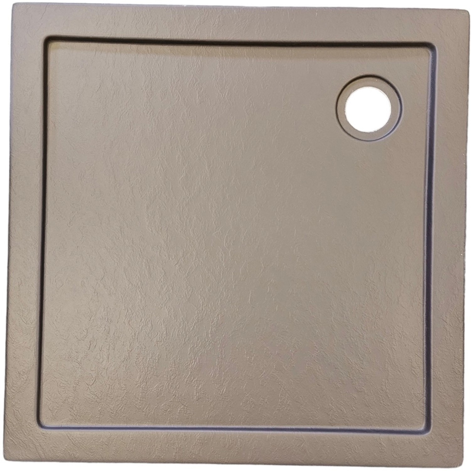 Sanotechnik Duschwanne Quadrat 80 cm x 80 cm Grau günstig online kaufen