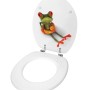 Sanilo WC-Sitz Froggy aus Holz mit Frosch-Motiv und Schwimmreifen