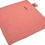 Terrakottafarbene Picknickdecke Atana, 200x200 cm, ideal für Camping und Outdoor-Aktivitäten.