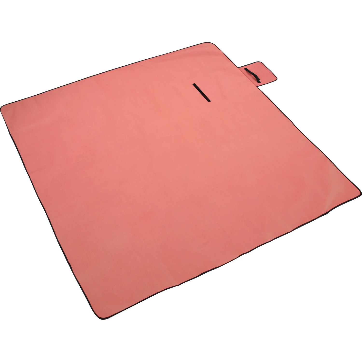 Terrakottafarbene Picknickdecke Atana, 200x200 cm, ideal für Camping und Outdoor-Aktivitäten.
