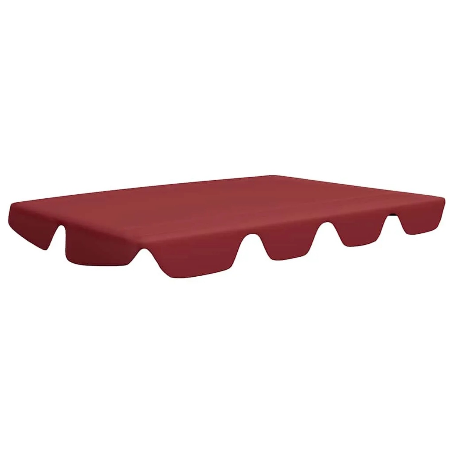 vidaXL Ersatzdach für Hollywoodschaukel Weinrot 150/130x105/70 cm 312107