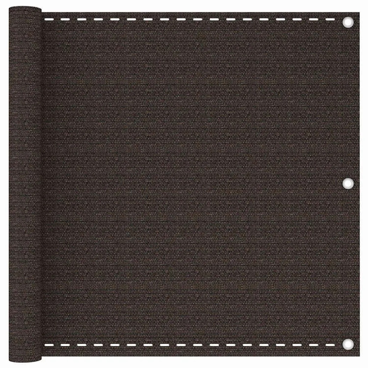 vidaXL Balkon-Sichtschutz Braun 90x300 cm HDPE 311044