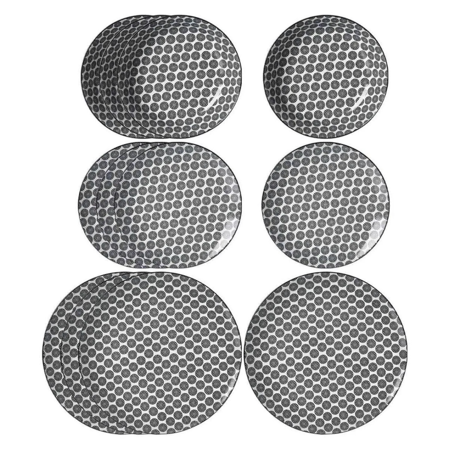Ritzenhoff & Breker Takeo Circles Teller-Set 12-teilig