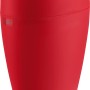 Roter baliv Kosmetikeimer (1,25 l) mit Schwingdeckel für Bad & WC.