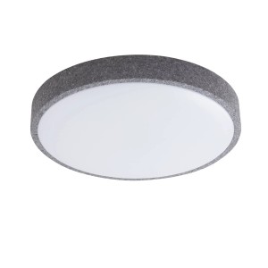 Lindby LED Smart Home Deckenlampe Elmor 10013350 Modern in Alu aus Metall 1-flammig Wohnzimmerleuchte