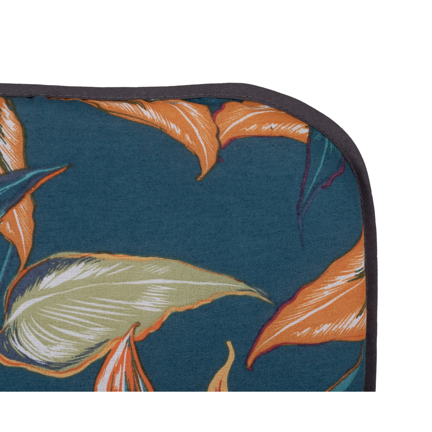 Beo Niedriglehner Auflage Enschede mit tropischem Blätter-Muster für Gartenstuhl.