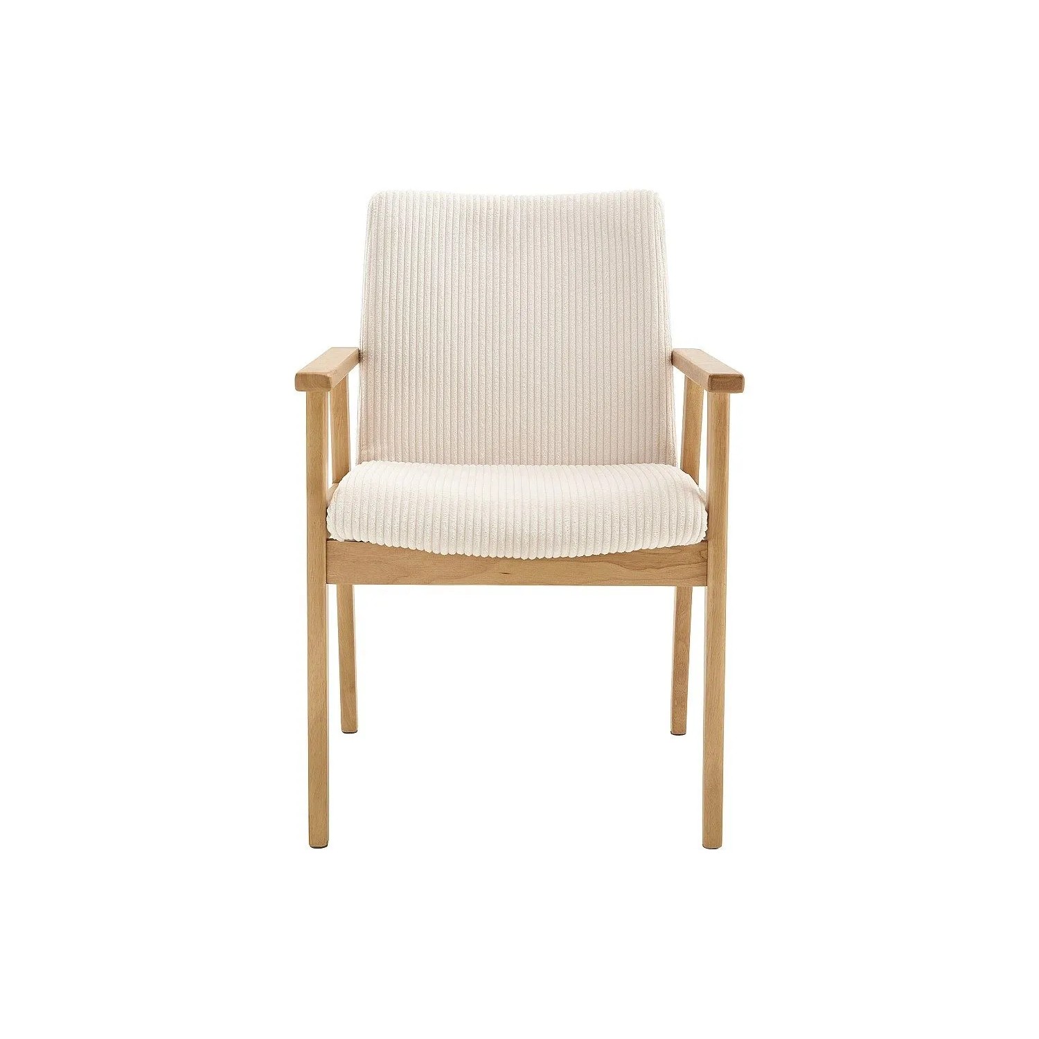 Vente-unique Stuhl Fildon Naturfarben Hell  Cremefarben 58 cm