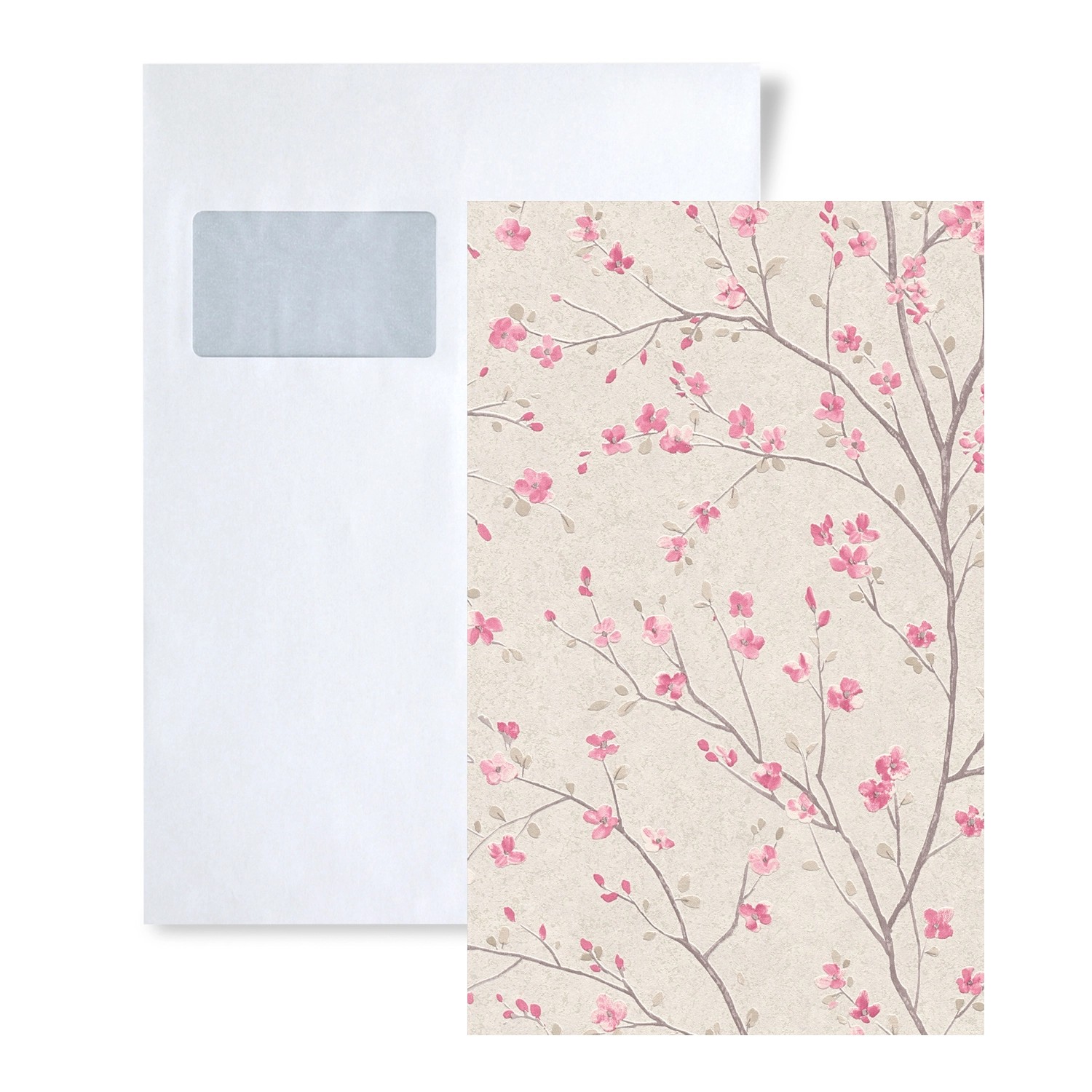 PROFHOME 1 MUSTERSTÜCK S-379121-GU DIN A4 MUSTER der Floral Tapete günstig online kaufen