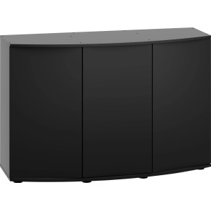 Schwarzer Juwel Aquariumunterschrank SBX Vision 260 für Aquarien, mit drei Türen und Stauraum.