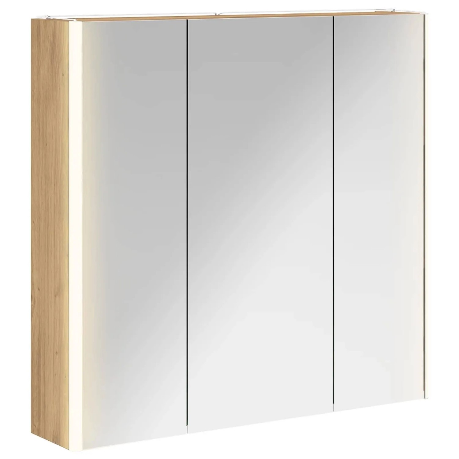 vidaXL Badezimmerspiegelschrank Kunsthandwerk Eiche 889262