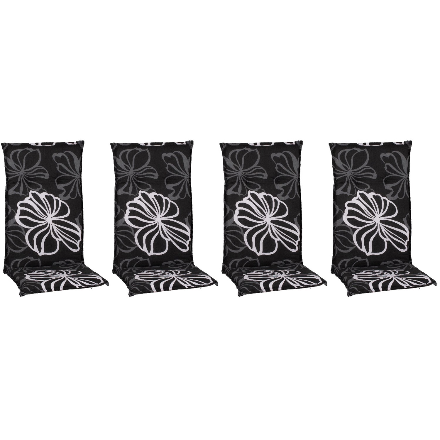 Beo Saumauflage Boston 4er-Set Hochlehner Schwarz-Weiß günstig online kaufen