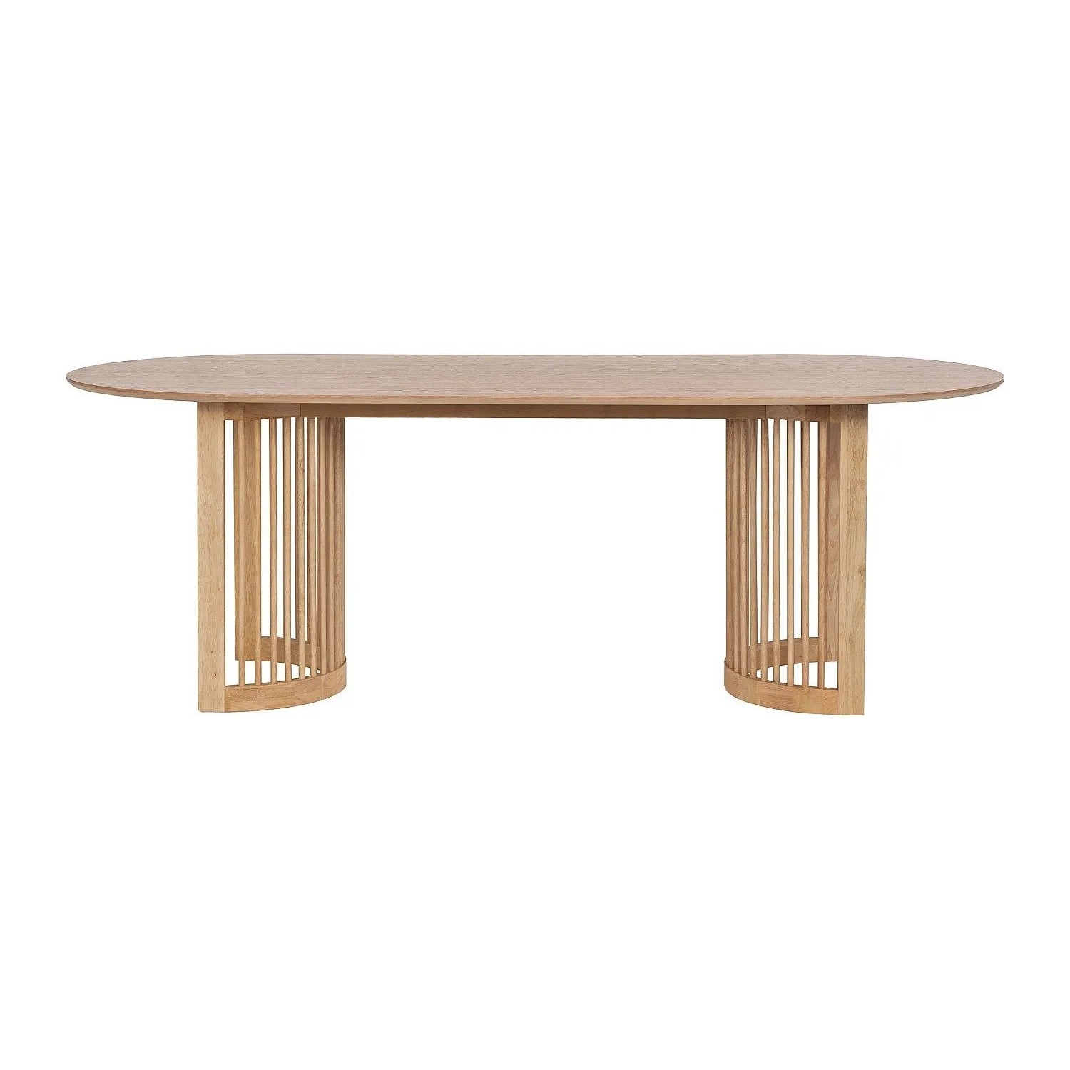 Vente-unique Esstisch Neliram Naturfarben Hell 220 cm