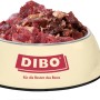 Dibo Hunde-Barf Menü-Vital 2kg im Napf: Frostfutter mit Fleisch, Gemüse und Getreide.