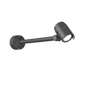 Lucande LED Außenleuchte Beatrix 9616118 Modern in Schwarz aus Aluminium 1-flammig