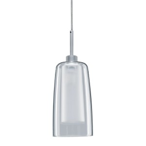 Paulmann URail LED Pendelleuchte Arido II, 5W, Chrom matt, für Schienensysteme.